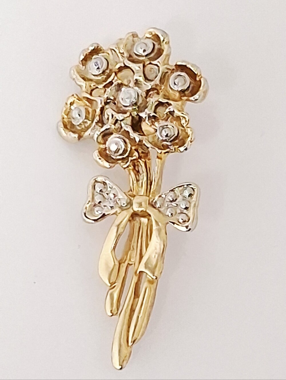 Vintage Floral Two In One Brooch and Pendant